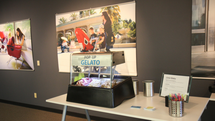 Corporate Catering Pop Up Gelato